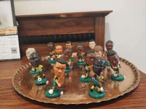 Collection of Bafana Bafana Soccer Figurines
