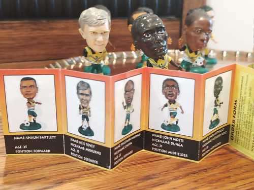 Collection of Bafana Bafana Soccer Figurines