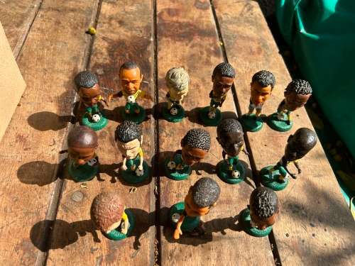 Collection of Bafana Bafana Soccer Figurines