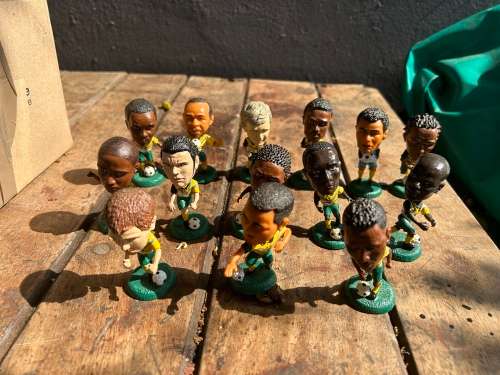 Collection of Bafana Bafana Soccer Figurines
