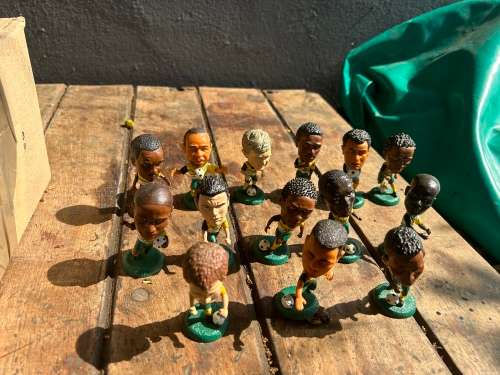 Collection of Bafana Bafana Soccer Figurines