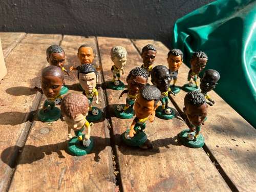 Collection of Bafana Bafana Soccer Figurines