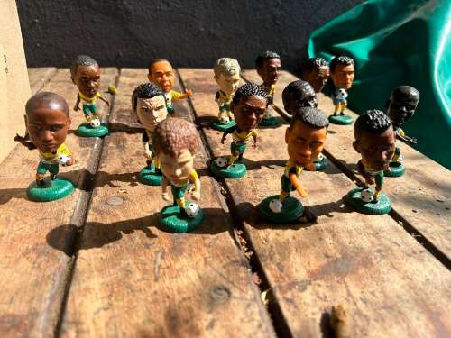 Collection of Bafana Bafana Soccer Figurines