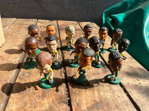 Collection of Bafana Bafana Soccer Figurines