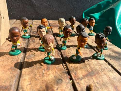 Collection of Bafana Bafana Soccer Figurines