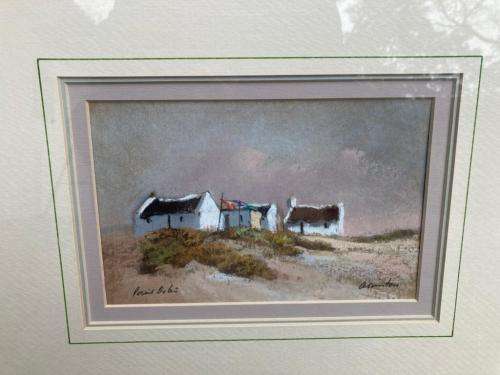 Paul Botes : Two Arniston paintings ( 45 x 40/ 19 x 14 cm )