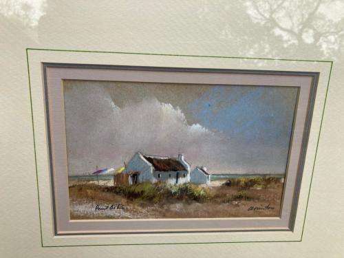 Paul Botes : Two Arniston paintings ( 45 x 40/ 19 x 14 cm )