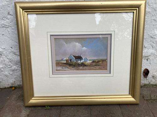 Paul Botes : Two Arniston paintings ( 45 x 40/ 19 x 14 cm )