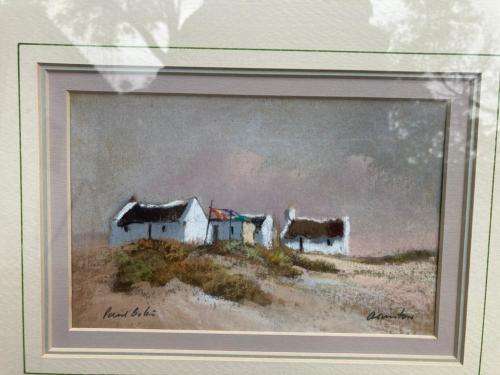 Paul Botes : Two Arniston paintings ( 45 x 40/ 19 x 14 cm )