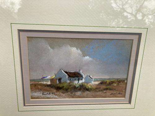 Paul Botes : Two Arniston paintings ( 45 x 40/ 19 x 14 cm )