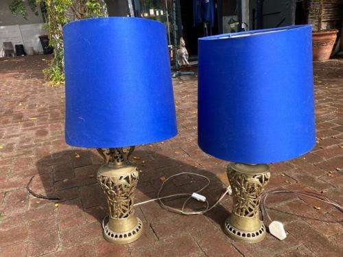 Pair of Brass Lamps ( 65 cm )