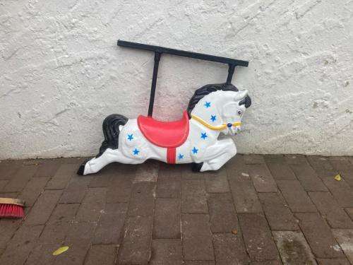 Beautiful Vintage Carousel Rocking Horse ( 90 x 45 x 16 cm )