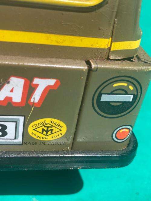 Japanese Tinplate Battery Operated Jeep ( 25 cm )