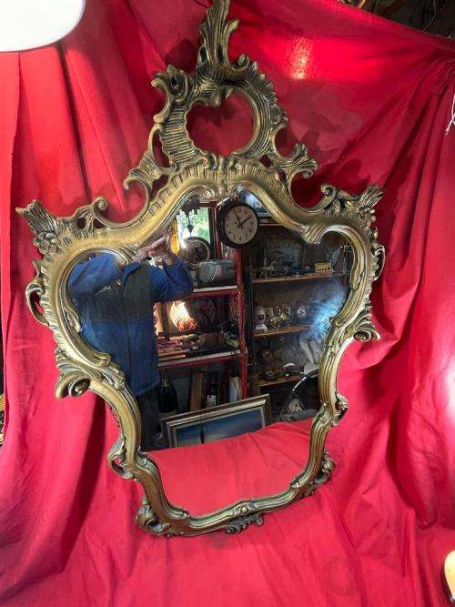 Beautiful Frensch Ornate Gilded Mirror ( 114 x 70 cm )