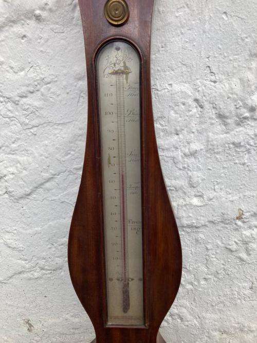 Vintage Mahogany Cased Barometer ( 95 cm )