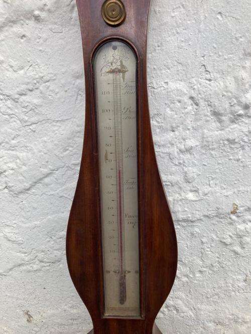 Vintage Mahogany Cased Barometer ( 95 cm )