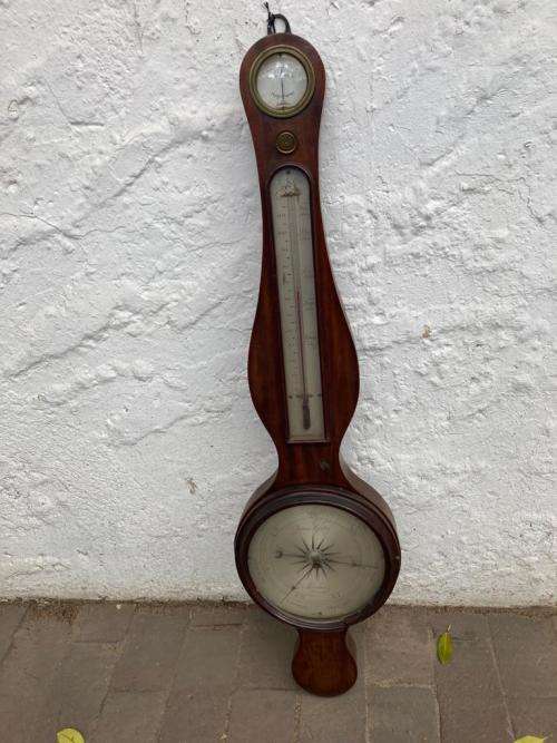 Vintage Mahogany Cased Barometer ( 95 cm )