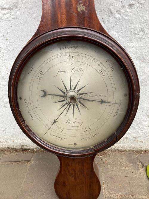 Vintage Mahogany Cased Barometer ( 95 cm )