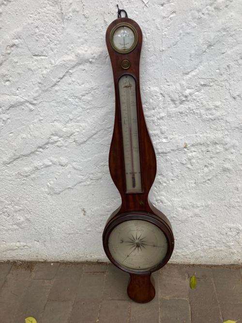 Vintage Mahogany Cased Barometer ( 95 cm )