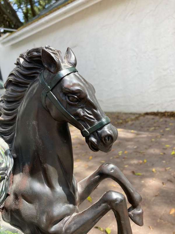 Vintage Spelter Figurine Group ( ( 46 cm )