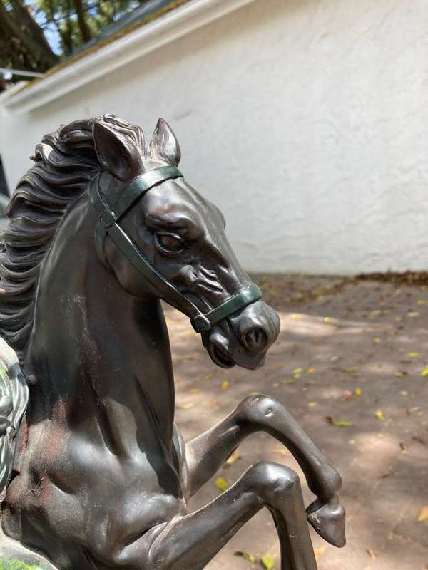 Vintage Spelter Figurine Group ( ( 46 cm )
