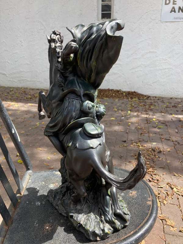 Vintage Spelter Figurine Group ( ( 46 cm )