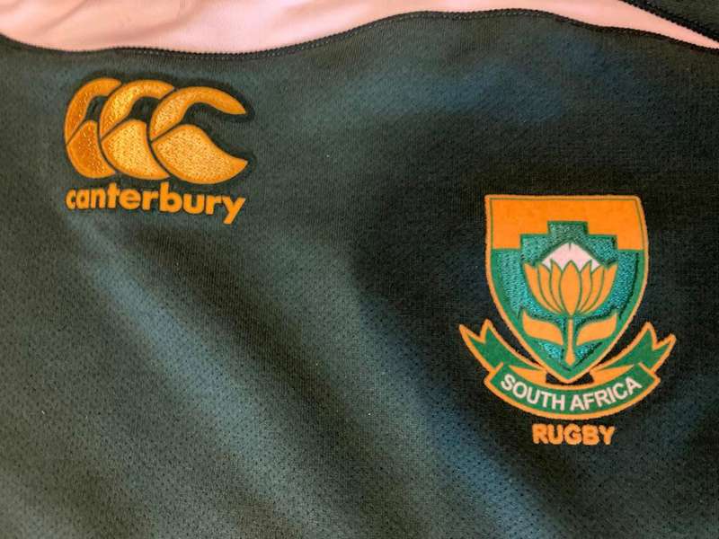 Rugby : Springbok Players Jersey vs British Lions 2009 , no number