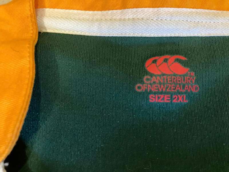 Rugby : Springbok Players Jersey vs British Lions 2009 , no number