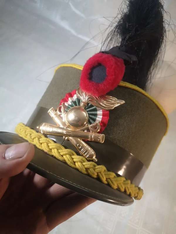 Original Italian Army Mounted Artillary Kepi