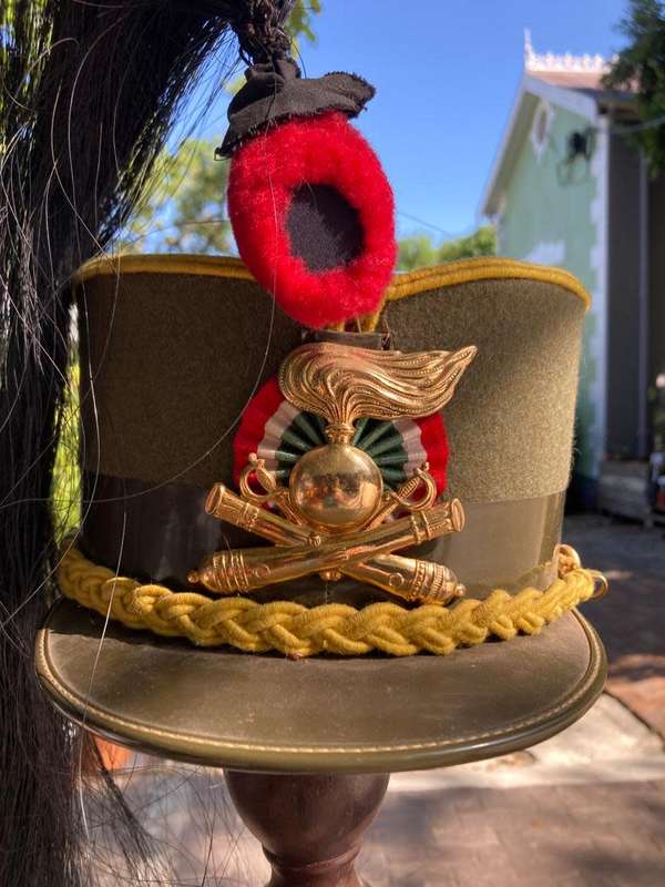 Original Italian Army Mounted Artillary Kepi