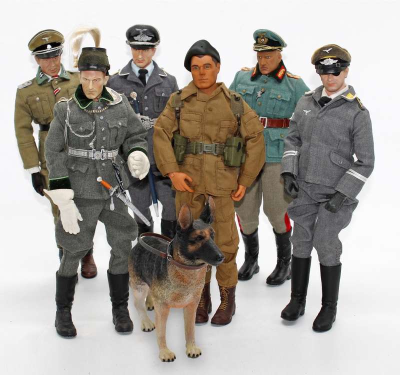 Collection of 7 WW11 Soldiers 1/6 Dragon in Dreams ( Rare)