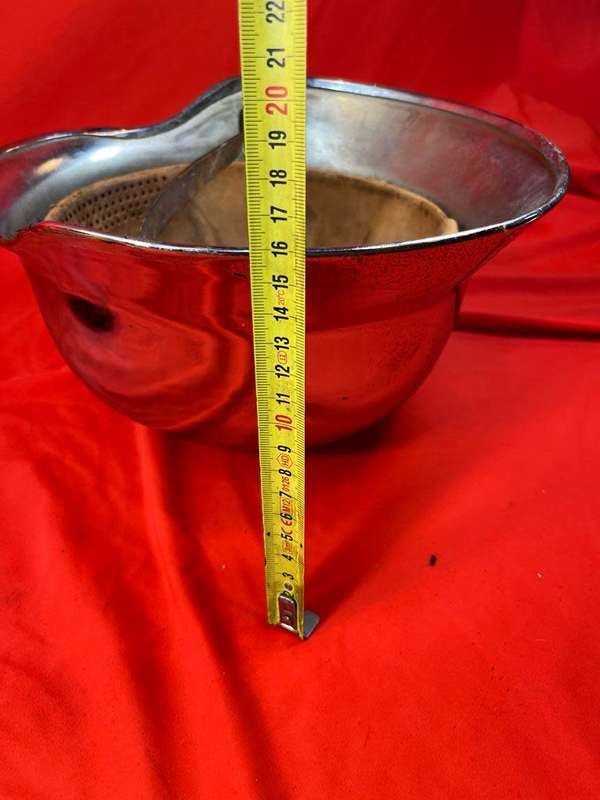 Chromed German Ww 11 Helmet Centerpiece