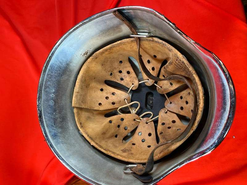 Chromed German Ww 11 Helmet Centerpiece