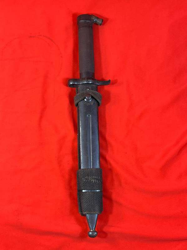 Swedish Mauser Model 1896 Bayonet and Scabbard