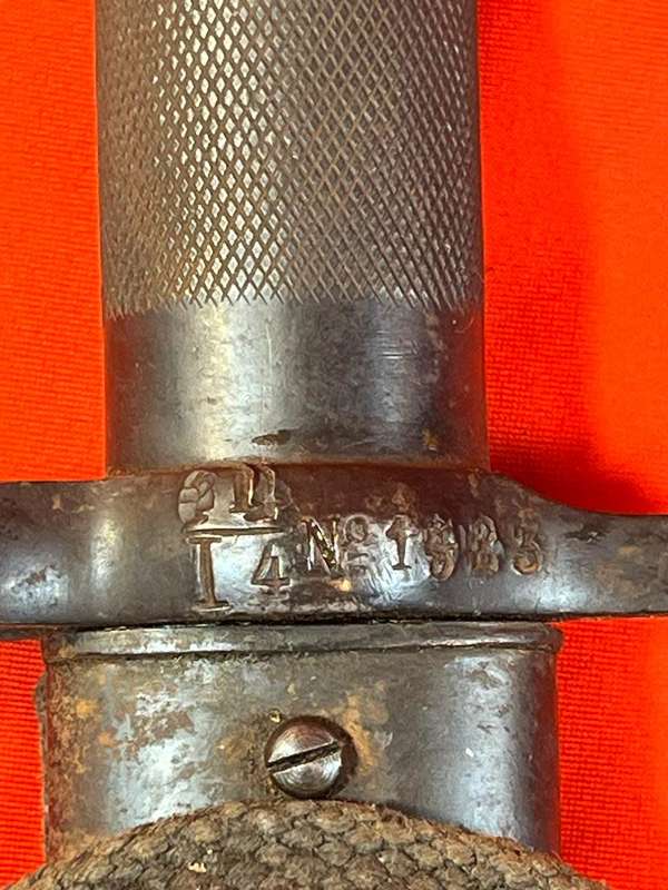 Swedish Mauser Model 1896 Bayonet and Scabbard