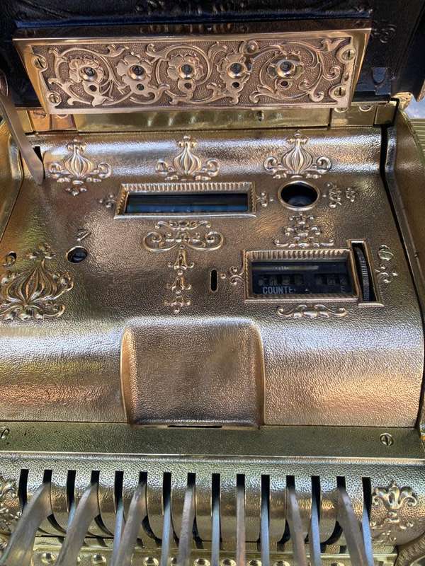 Original Brass National Cash Register ( Fully Restored )