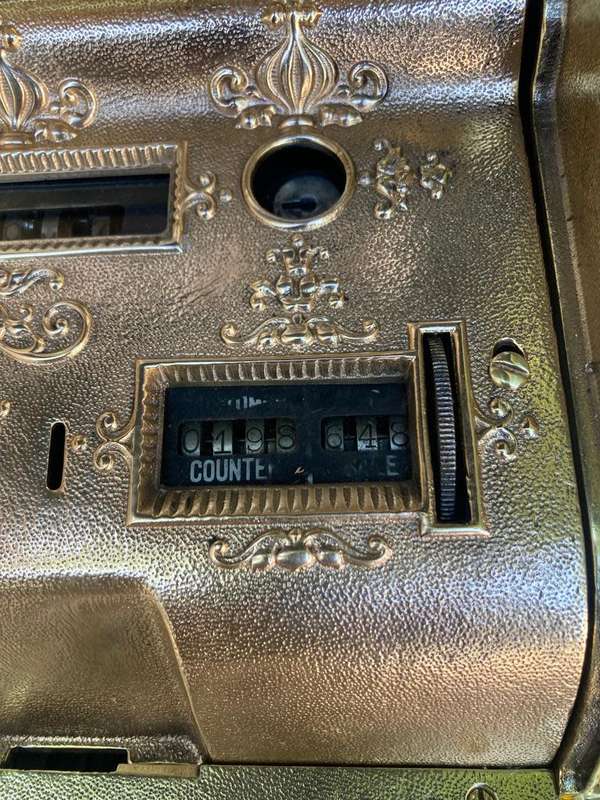 Original Brass National Cash Register ( Fully Restored )