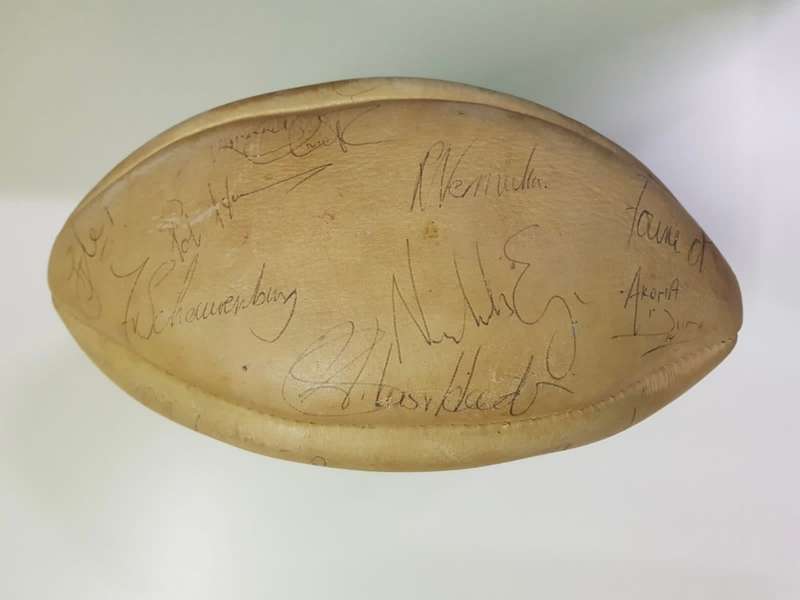 Rugby : Genuine Top Seed Leather Rugby Ball