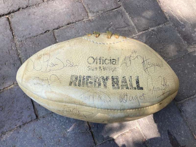 Rugby : Genuine Top Seed Leather Rugby Ball