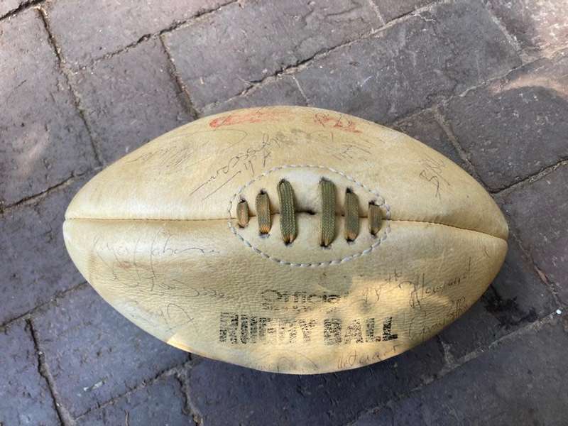 Rugby : Genuine Top Seed Leather Rugby Ball