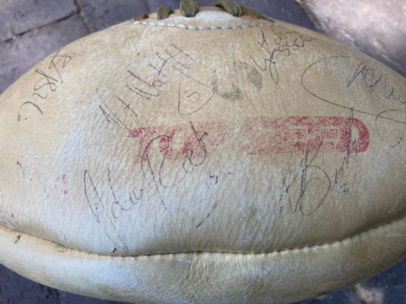 Rugby : Genuine Top Seed Leather Rugby Ball