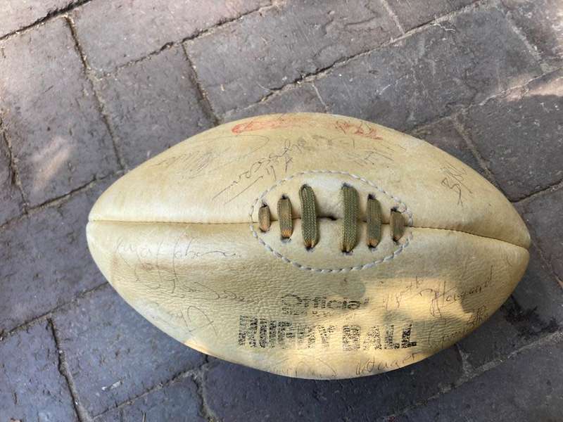 Rugby : Genuine Top Seed Leather Rugby Ball