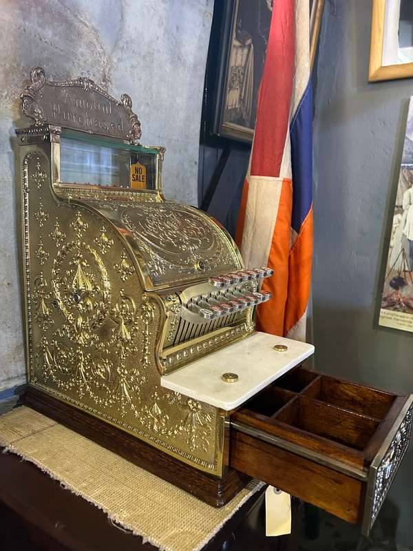 Original Brass National Cash Register ( Fully Restored )