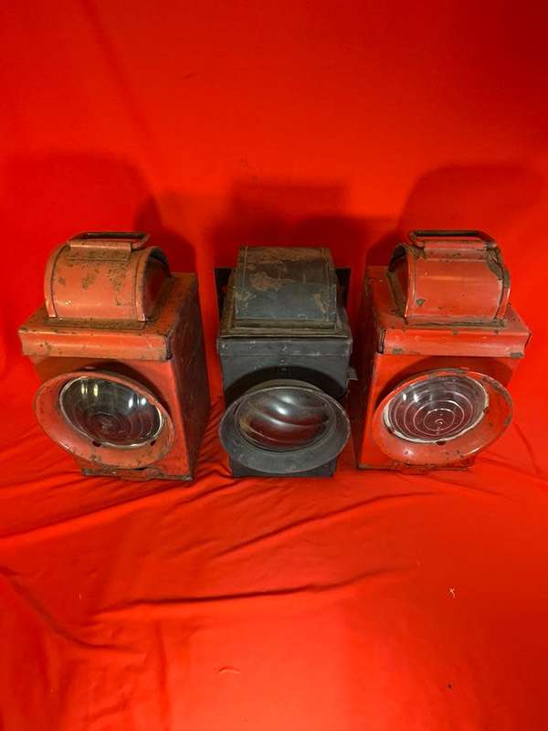 3 Railway Lanterns in good condition