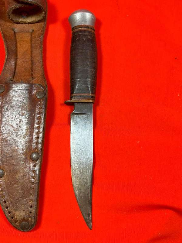 Rare German Solingen Dagger in Leather Sheath
