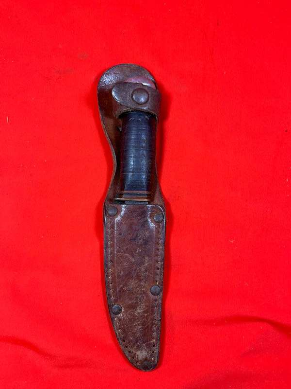 Rare German Solingen Dagger in Leather Sheath