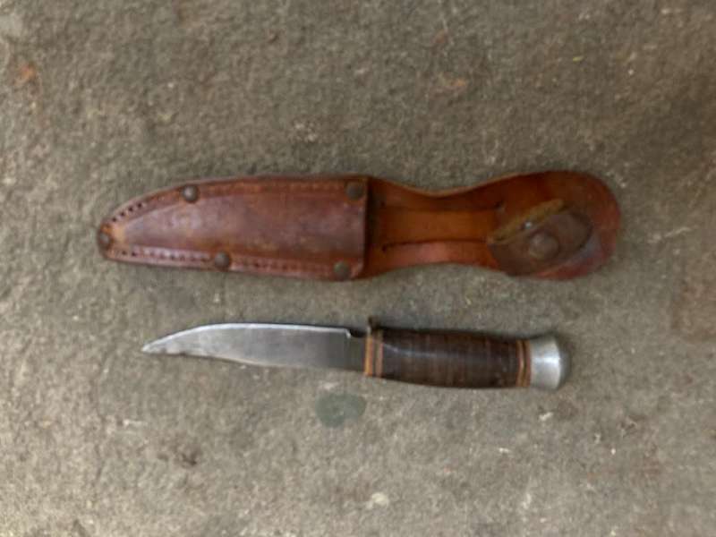 Rare German Solingen Dagger in Leather Sheath
