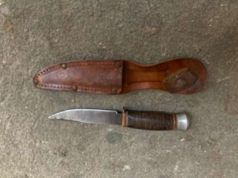 Rare German Solingen Dagger in Leather Sheath
