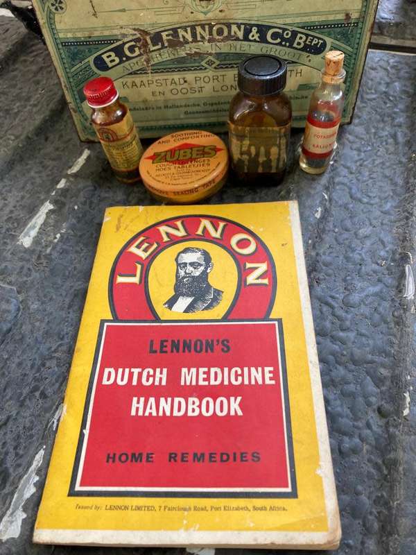 Lennon Medicine Tin with Bottles