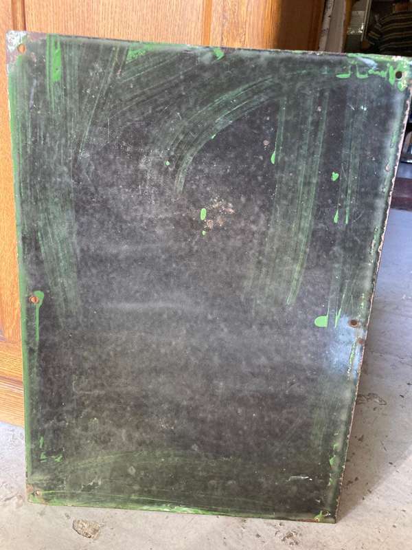 Vintage Enamel United Provident Sign ( 46 x 33 cm )